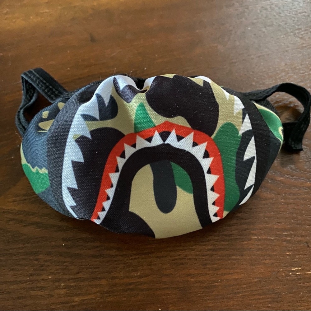 Shark Mouth Camo Sprayground Mini Mask